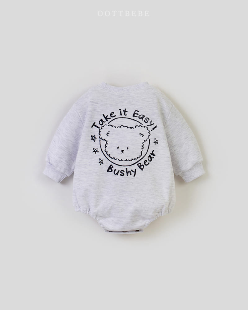 Oott Bebe - Korean Baby Fashion - #babyboutique - Easy Bear Body Suit - 7