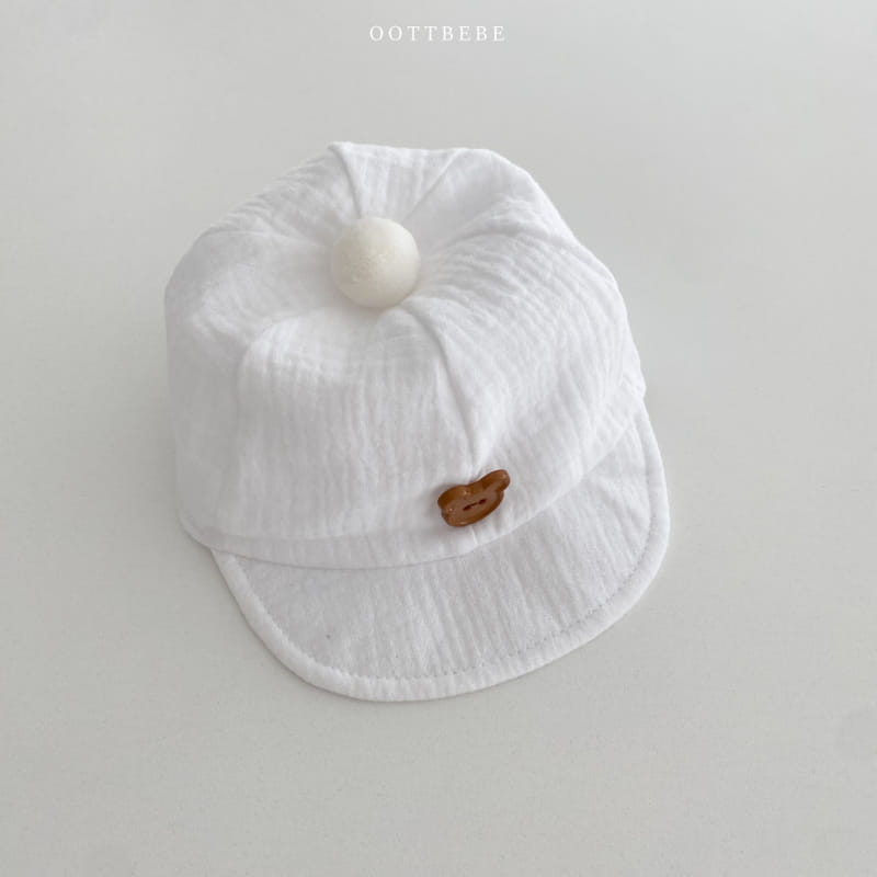 Oott Bebe - Korean Baby Fashion - #babyclothing - Bear Yoru Yamche Cap - 5