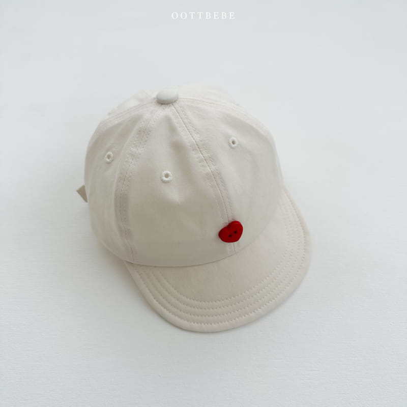 Oott Bebe - Korean Baby Fashion - #babyclothing - Heart Ball Cap - 2