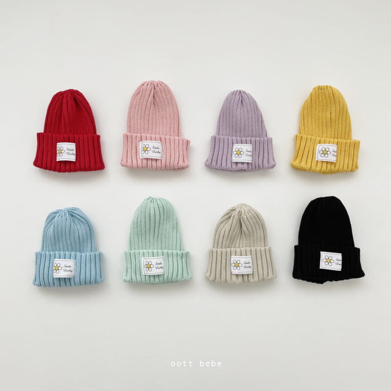 Oott Bebe - Korean Baby Fashion - #babyclothing - Daisy Label Beanie