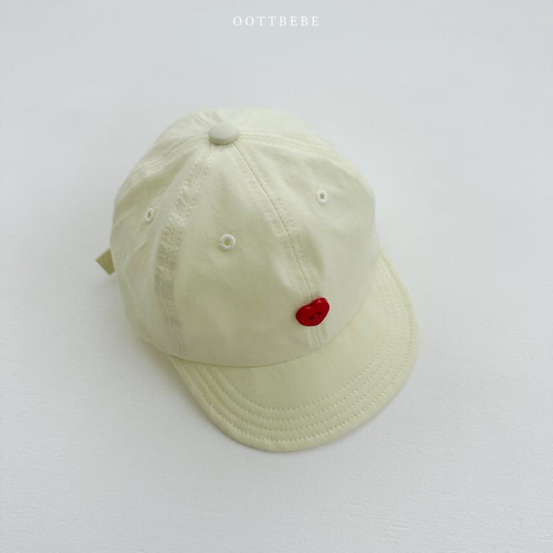 Oott Bebe - Korean Baby Fashion - #babyfashion - Heart Ball Cap - 3