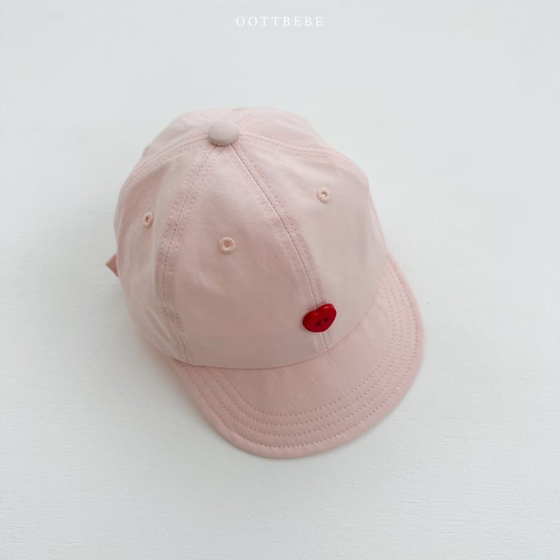Oott Bebe - Korean Baby Fashion - #babyfashion - Heart Ball Cap - 4