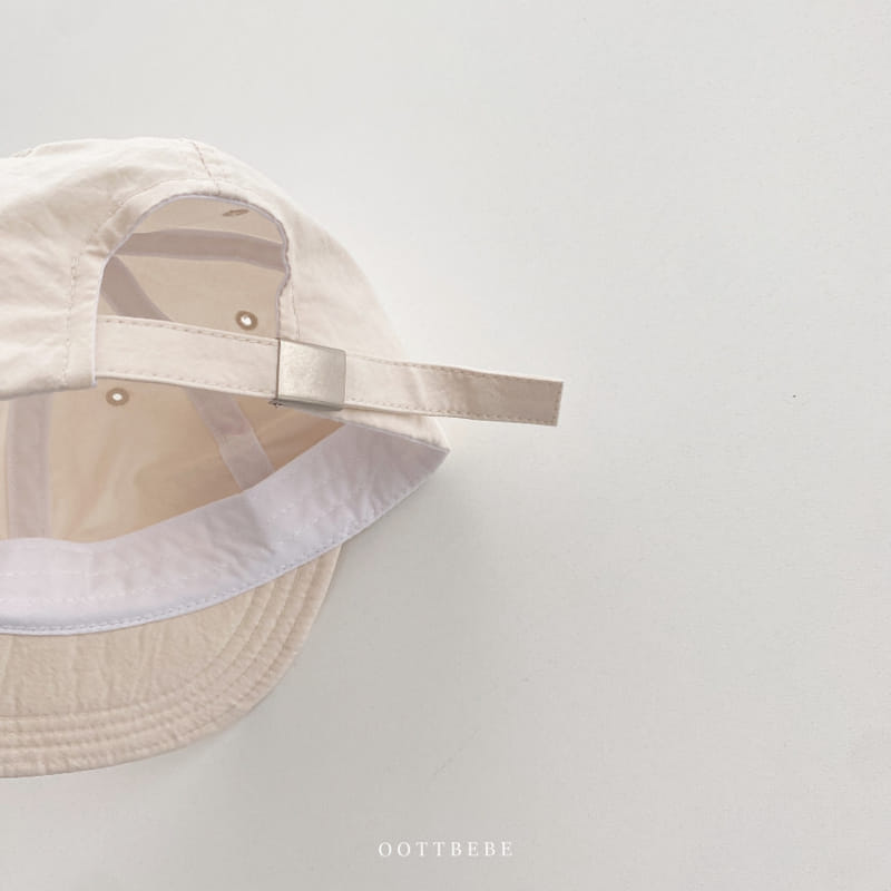 Oott Bebe - Korean Baby Fashion - #babygirlfashion - Tick Tock Button Ball Cap - 6