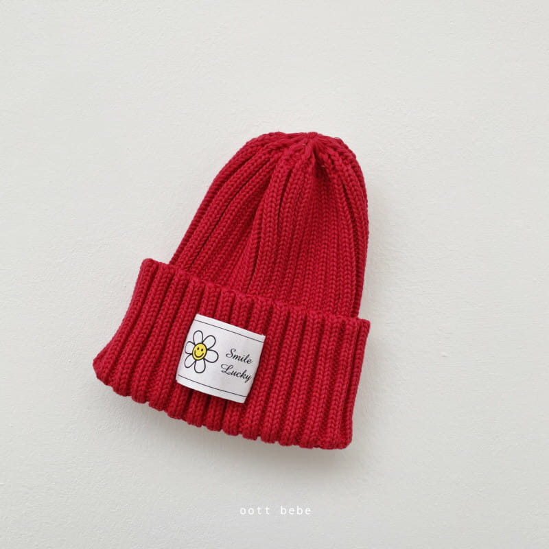 Oott Bebe - Korean Baby Fashion - #babyfever - Daisy Label Beanie - 4