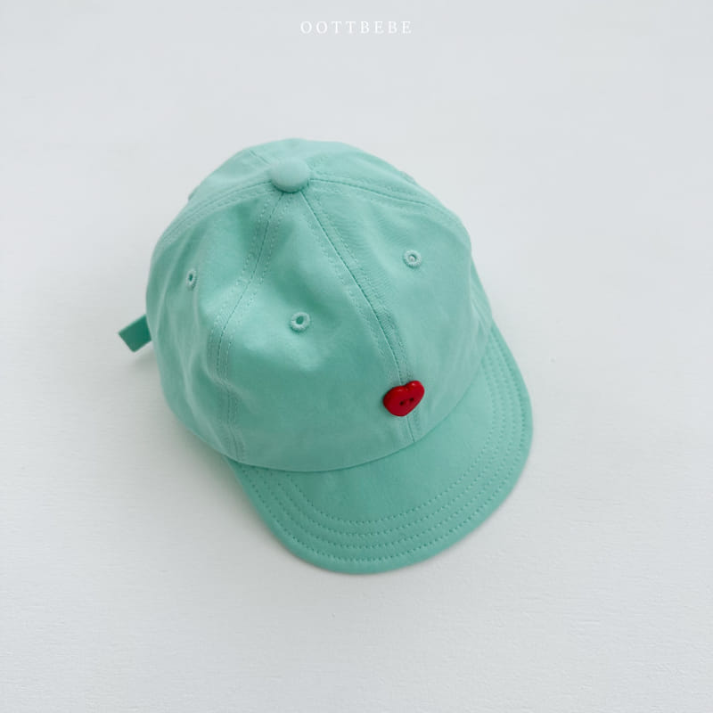 Oott Bebe - Korean Baby Fashion - #babylifestyle - Heart Ball Cap - 6