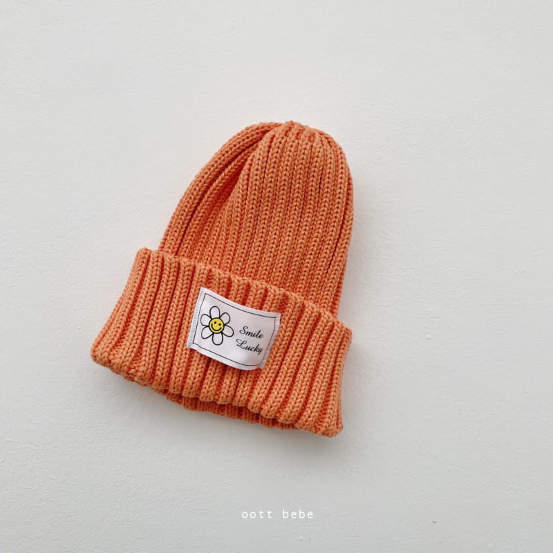 Oott Bebe - Korean Baby Fashion - #babylifestyle - Daisy Label Beanie - 5