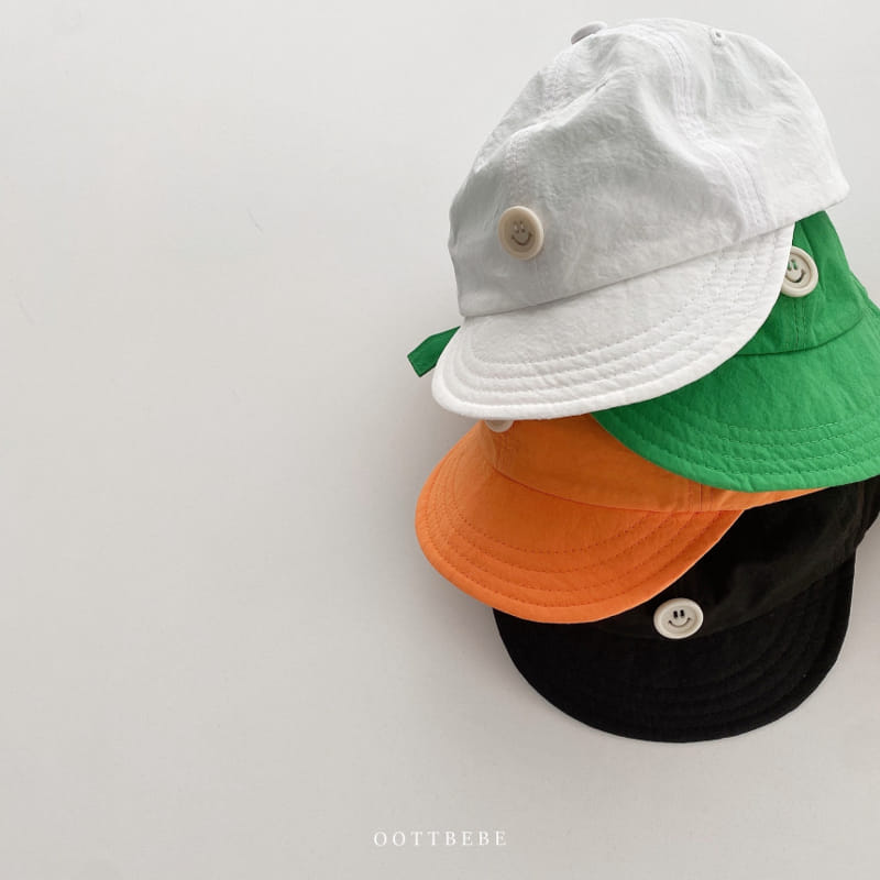 Oott Bebe - Korean Baby Fashion - #babyoninstagram - Tick Tock Button Ball Cap - 8