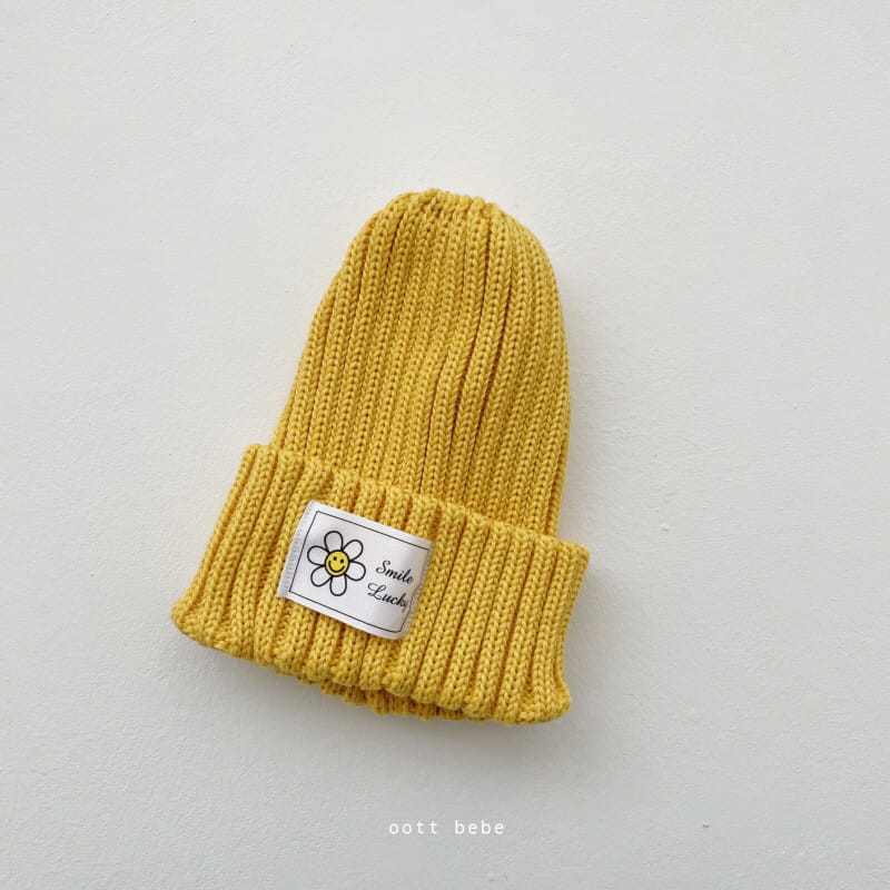 Oott Bebe - Korean Baby Fashion - #babyoninstagram - Daisy Label Beanie - 6