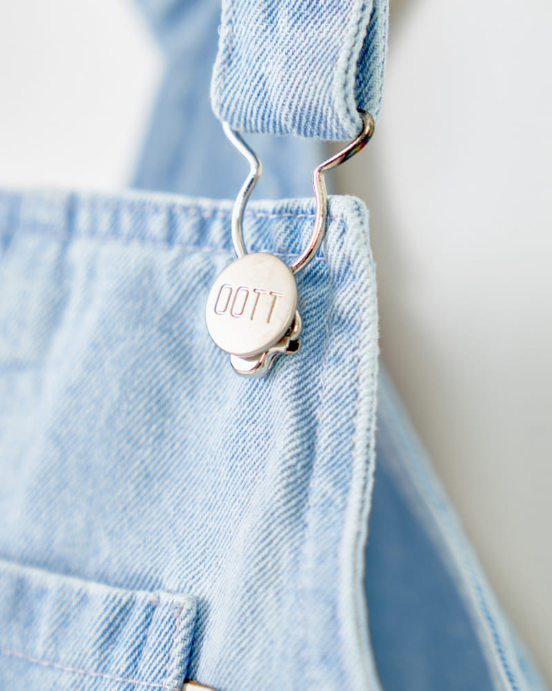 Oott Bebe - Korean Baby Fashion - #babywear - Cool Denim Body Suit - 11