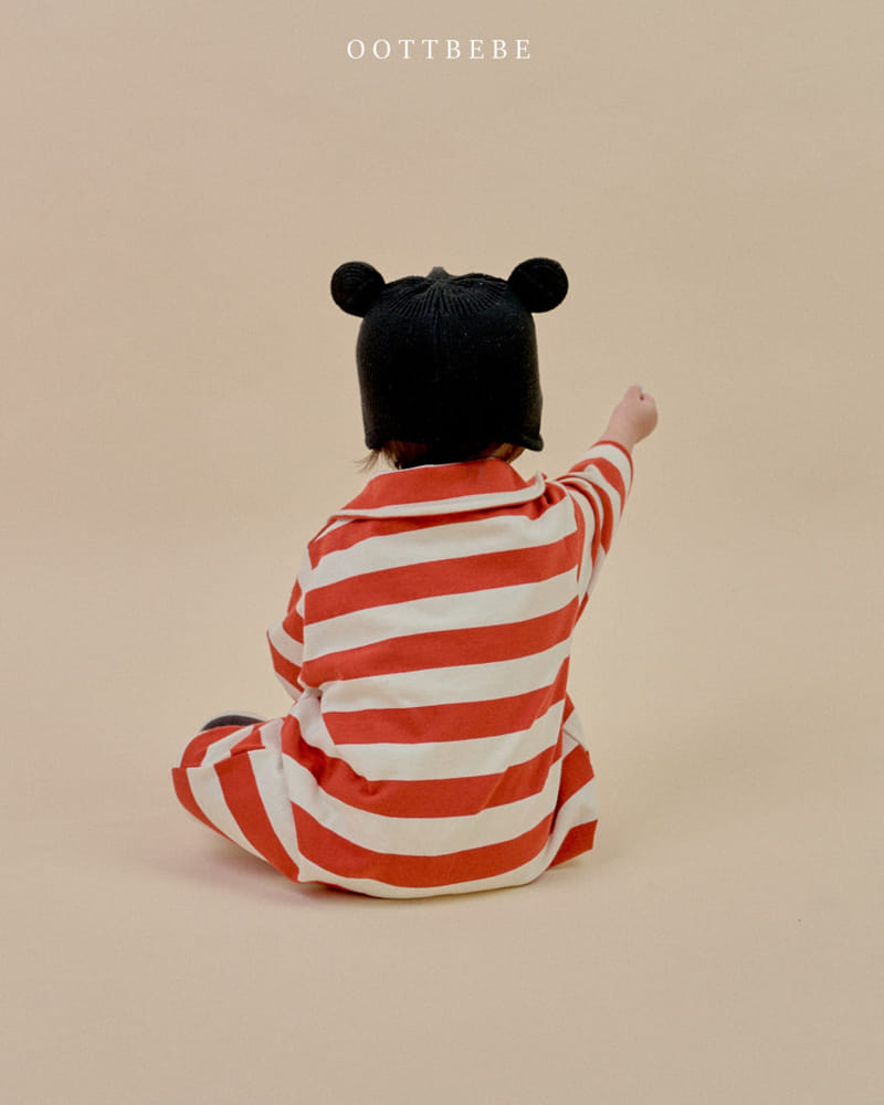 Oott Bebe - Korean Baby Fashion - #babywear - Tick Tock Collar Body Suit - 7