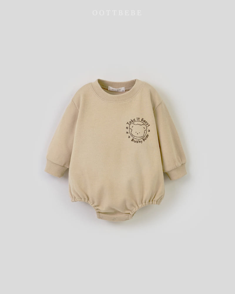 Oott Bebe - Korean Baby Fashion - #babywear - Easy Bear Body Suit - 3