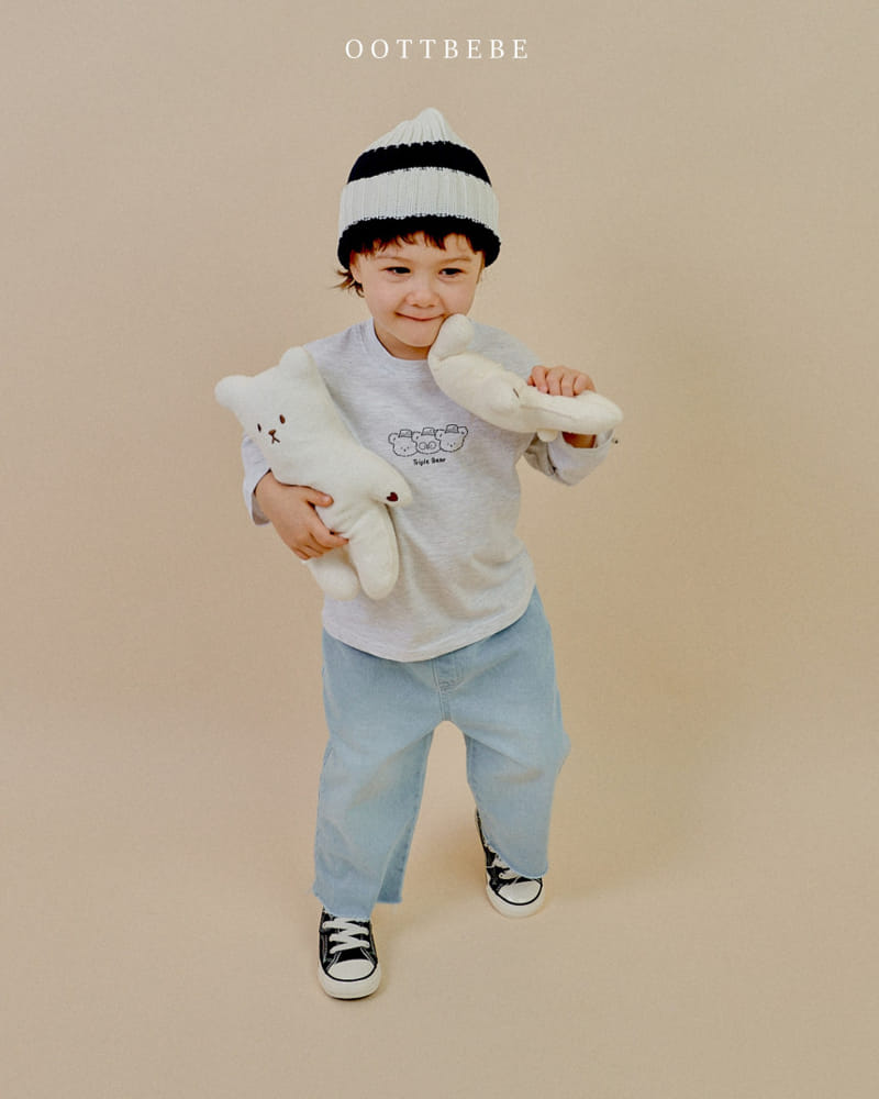 Oott Bebe - Korean Children Fashion - #fashionkids - Cool Denim Pants - 6