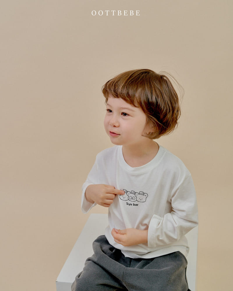 Oott Bebe - Korean Children Fashion - #discoveringself - Triple One Plus One Tee - 4