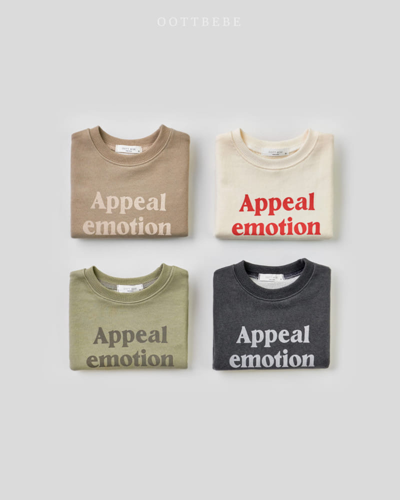 Oott Bebe - Korean Children Fashion - #littlefashionista - Appeal Sweatshirt With Mom