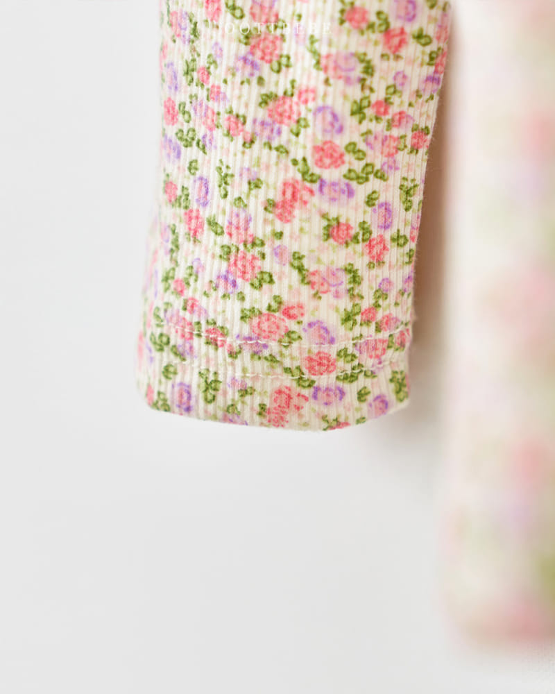 Oott Bebe - Korean Children Fashion - #minifashionista - Flower Rib Easywear - 7