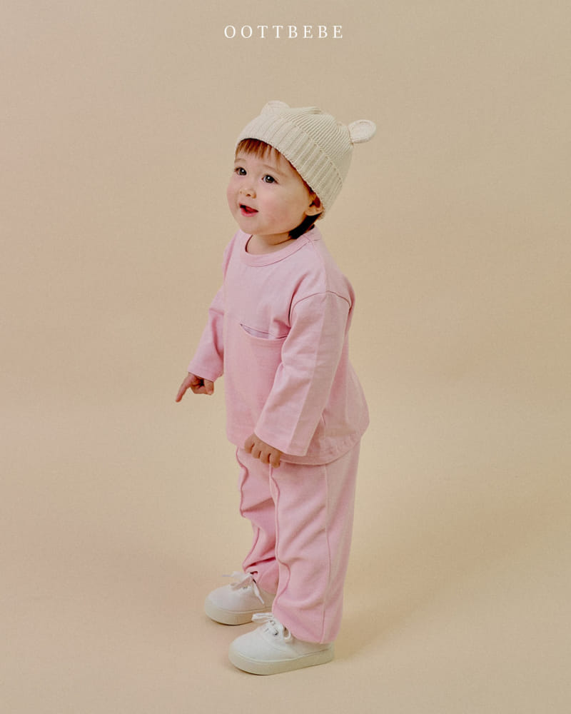 Oott Bebe - Korean Children Fashion - #todddlerfashion - Slow Pocket Tee - 11