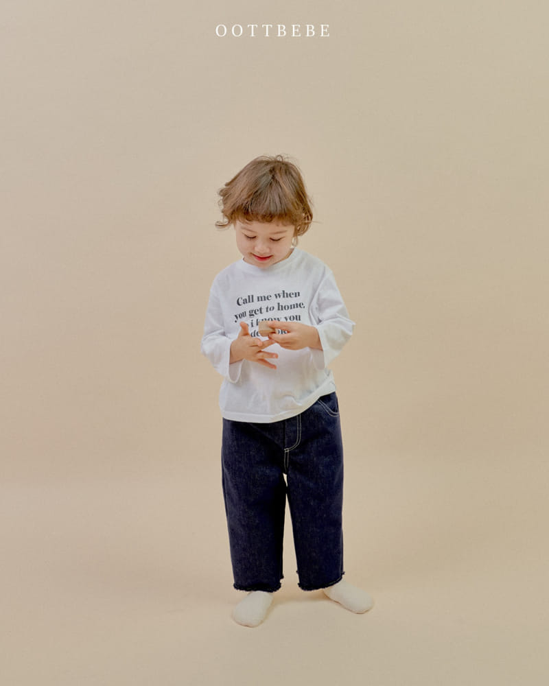 Oott Bebe - Korean Children Fashion - #todddlerfashion - Call Me Tee - 10