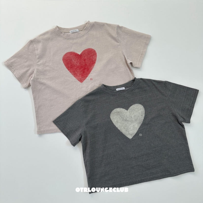 Otr - Korean Children Fashion - #toddlerclothing - Heart Pig Tee