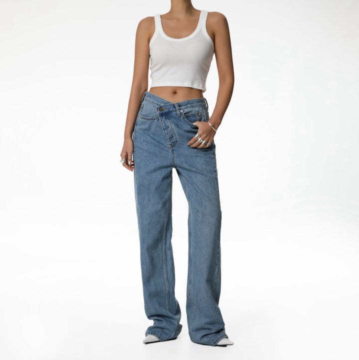 Paper Moon - Korean Women Fashion - #pursuepretty - Ribbed Cropped Tank Sleeveless Top - 4