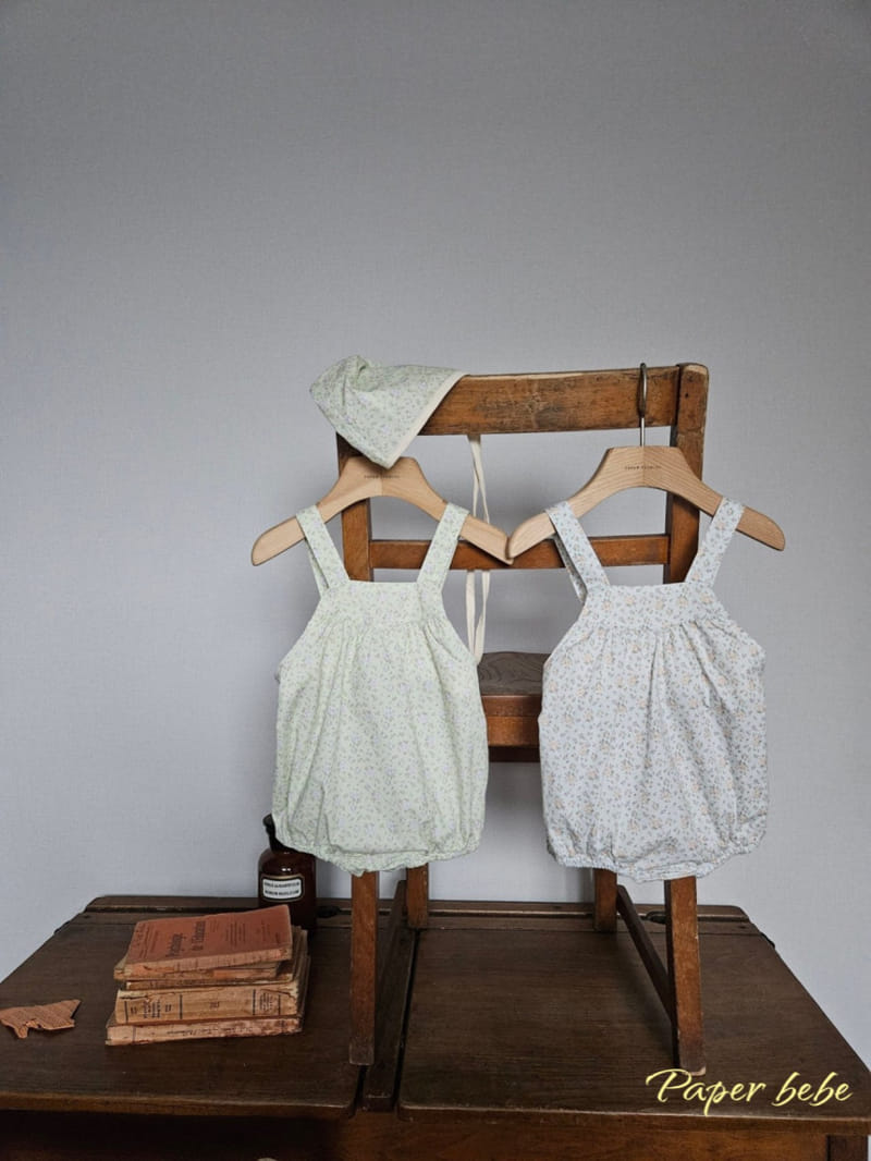 Paper Studios - Korean Baby Fashion - #babyoninstagram - Peace Flower Dungarees - 6