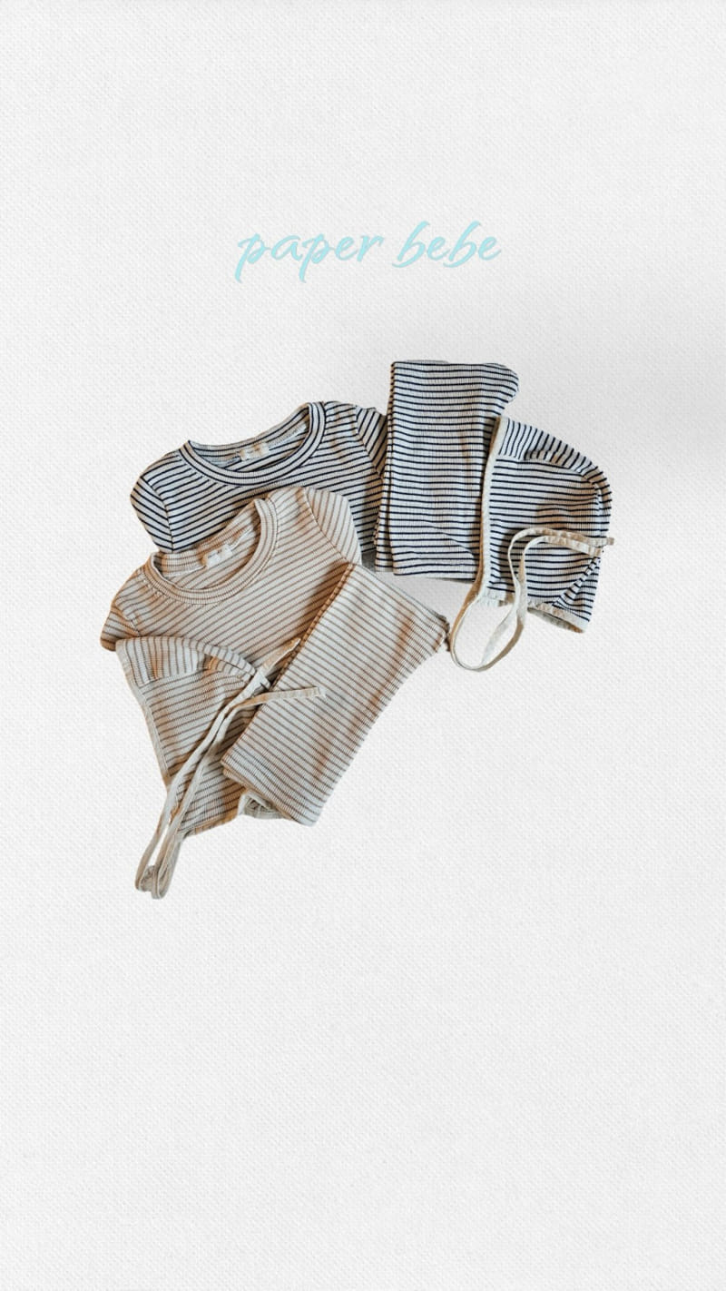 Paper Studios - Korean Baby Fashion - #babyoutfit - ST Top Bottom Set - 2