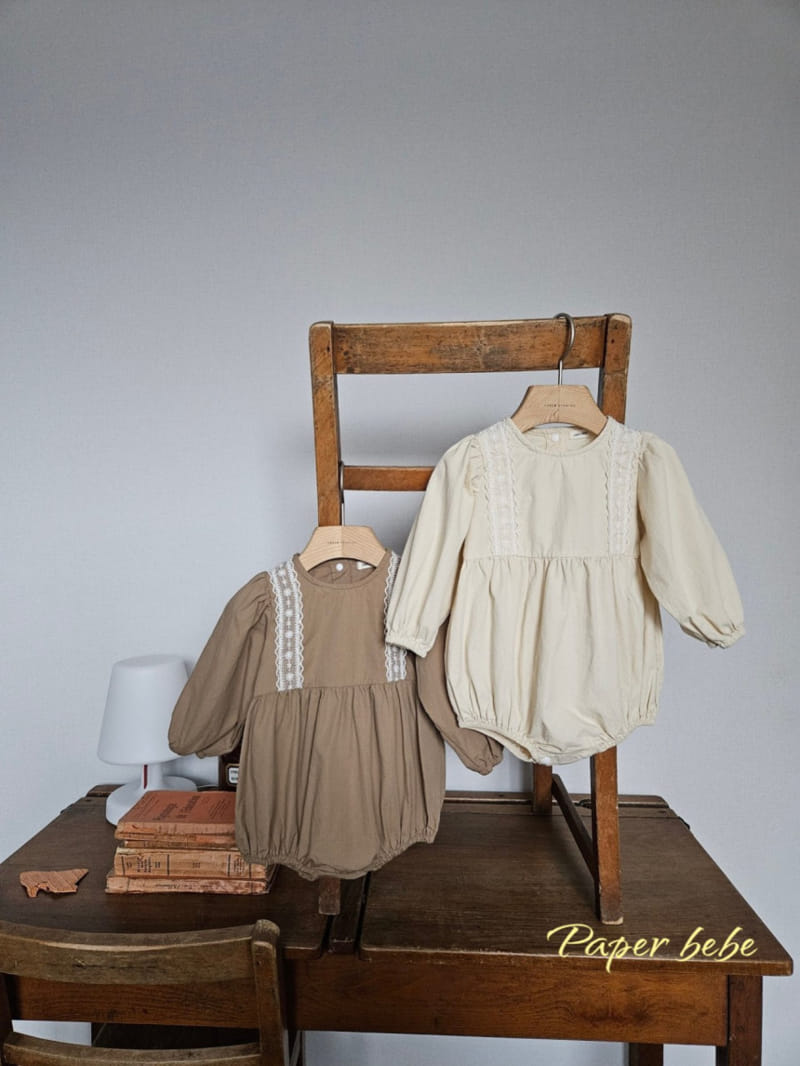Paper Studios - Korean Baby Fashion - #babyoutfit - Mello One-Piece Body Suit - 3