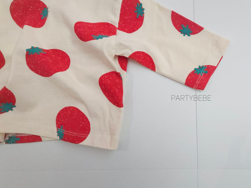 Party Kids - Korean Baby Fashion - #babylifestyle - Tomato Tee - 9