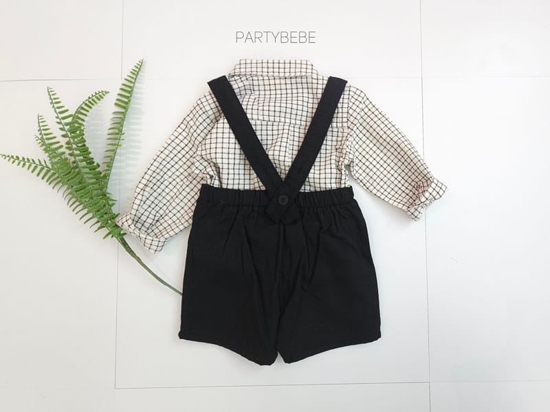 Party Kids - Korean Baby Fashion - #babylifestyle - Pasteur Suspender Pants - 4