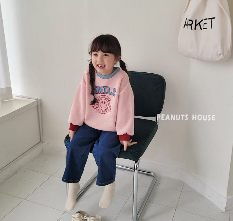 Peanuts - Korean Children Fashion - #minifashionista - Denim Wrinkle Wide Pants - 11