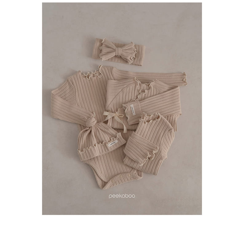 Peekaboo - Korean Baby Fashion - #babyfashion - Riley Bonnet Top Bottom Set - 6