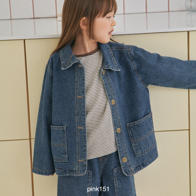 Pink151 - Korean Children Fashion - #todddlerfashion - Color Piping Tee - 4