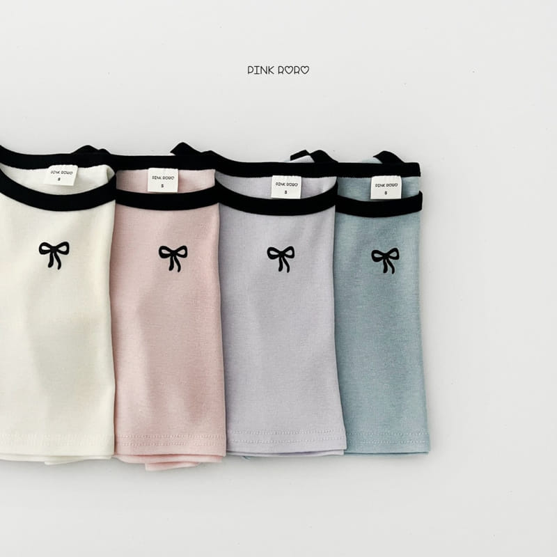 Pinkroro - Korean Children Fashion - #discoveringself - Lingo Color Piping Tee - 2