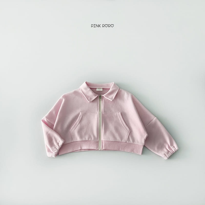 Pinkroro - Korean Children Fashion - #prettylittlegirls - Love Collar Crop Zip Up  - 6