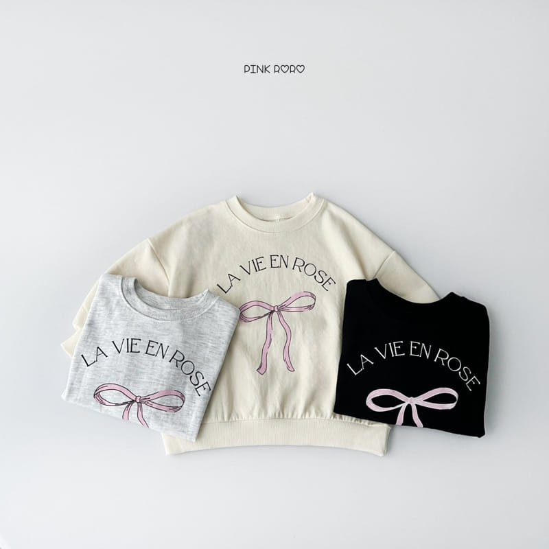 Pinkroro - Korean Children Fashion - #toddlerclothing - Ribbon Sweatshirt