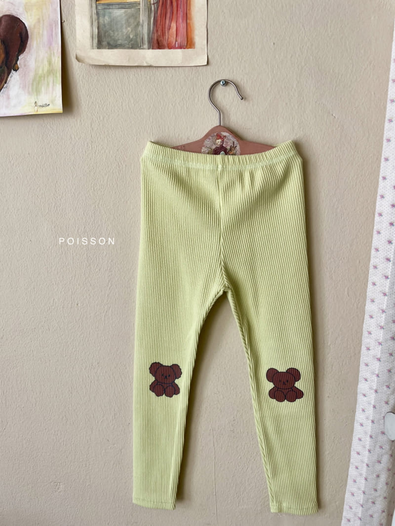 Poisson - Korean Children Fashion - #fashionkids - Bear Leggings - 2