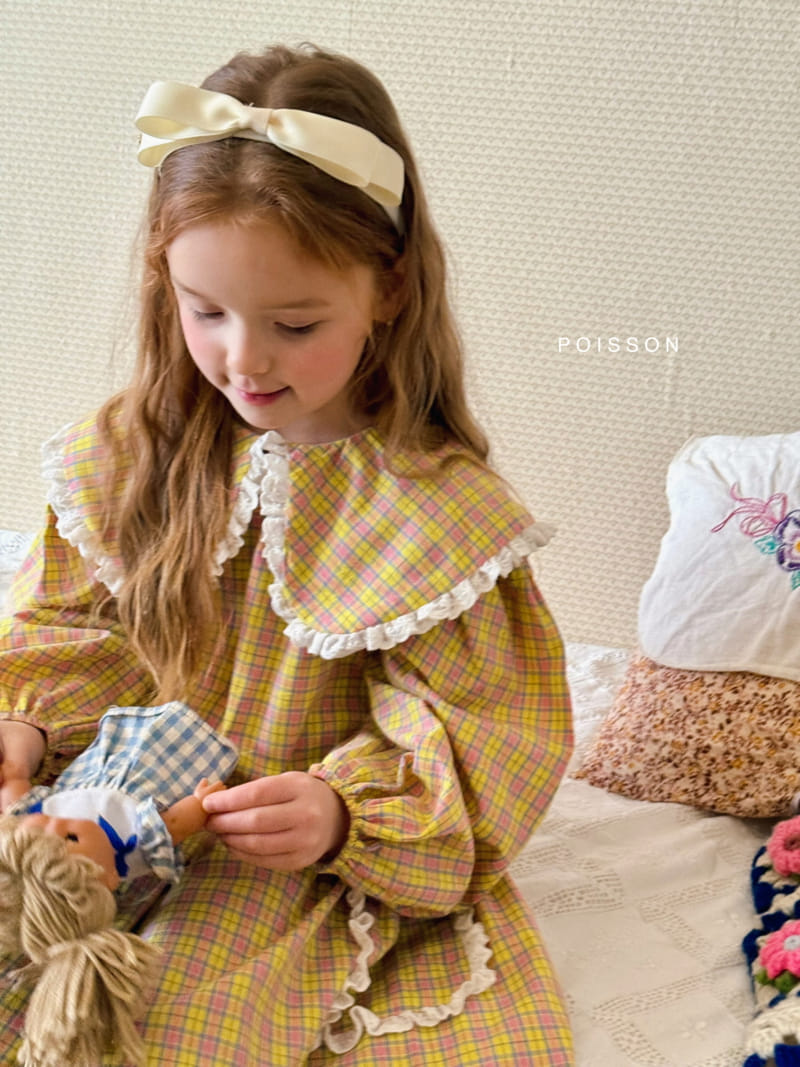 Poisson - Korean Children Fashion - #fashionkids - Make Check One-Piece - 8