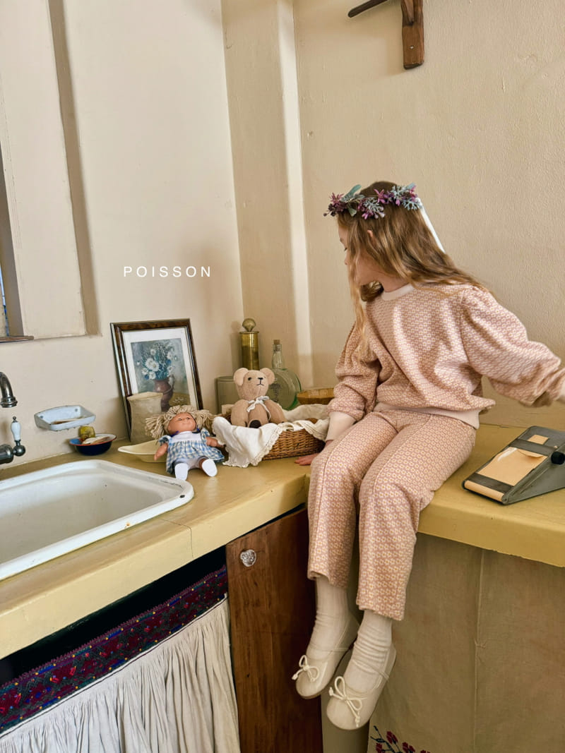 Poisson - Korean Children Fashion - #kidsshorts - Margaret Top Bottom Set - 7
