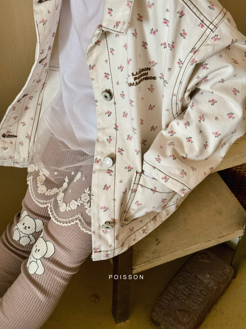 Poisson - Korean Children Fashion - #magicofchildhood - Bear Leggings - 8