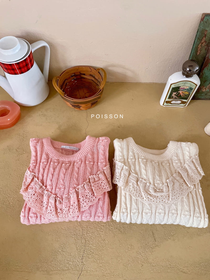 Poisson - Korean Children Fashion - #magicofchildhood - Lisa Frill Knit - 7
