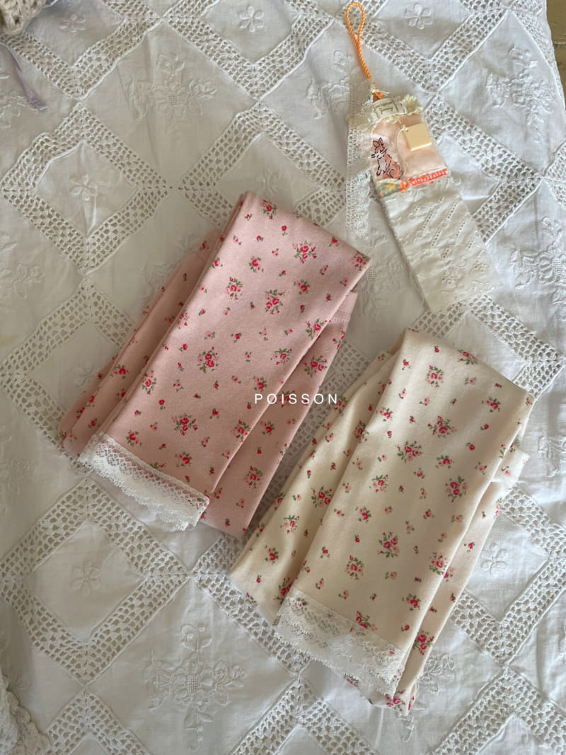 Poisson - Korean Children Fashion - #prettylittlegirls - Merry Lace Leggings