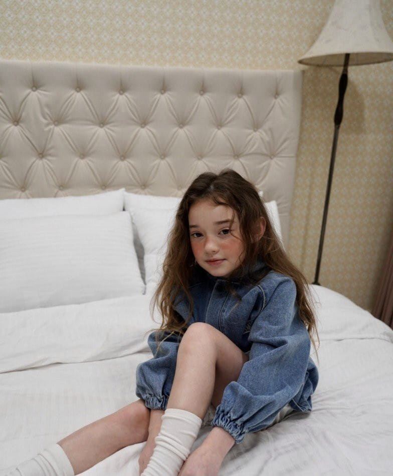 Ramijini - Korean Children Fashion - #discoveringself - RJ Denim Hoody - 3