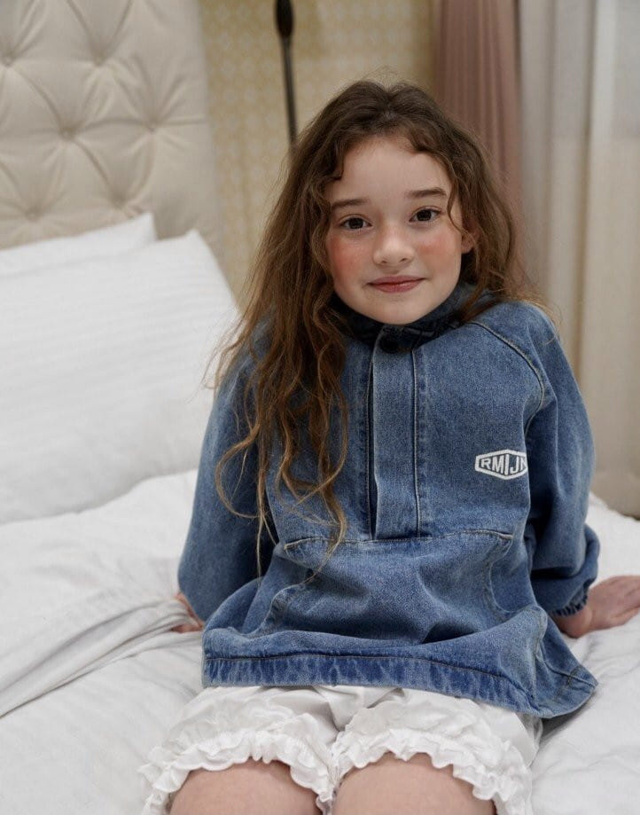 Ramijini - Korean Children Fashion - #discoveringself - RJ Denim Hoody - 4