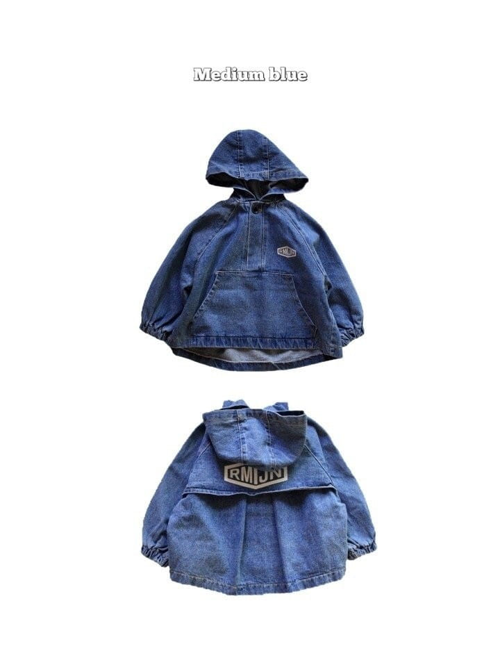 Ramijini - Korean Children Fashion - #magicofchildhood - RJ Denim Hoody - 10