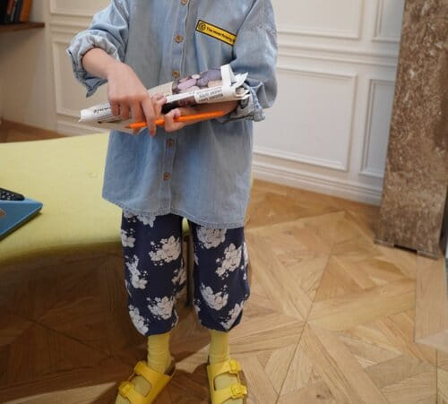 Ramijini - Korean Children Fashion - #minifashionista - Freckle Denim Shirt - 6