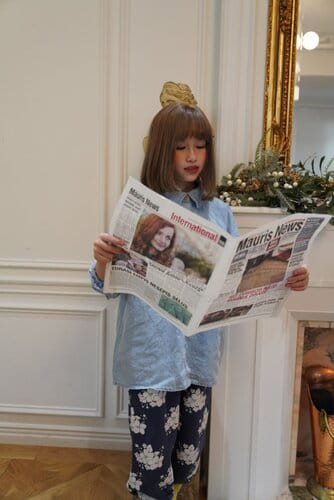 Ramijini - Korean Children Fashion - #todddlerfashion - Freckle Denim Shirt - 8