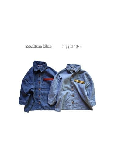 Ramijini - Korean Children Fashion - #toddlerclothing - Freckle Denim Shirt - 9