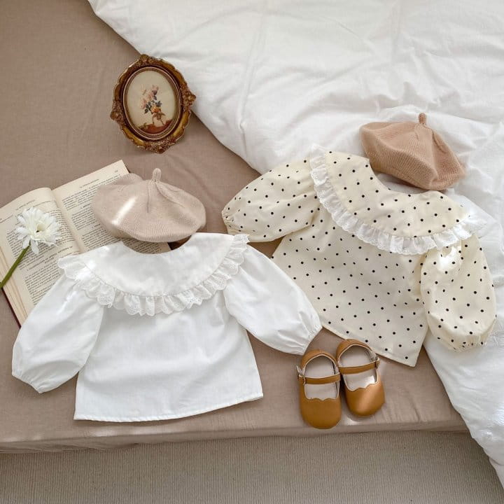 Reve Kid - Korean Baby Fashion - #babyboutique - Bebe Frill Blouse - 2