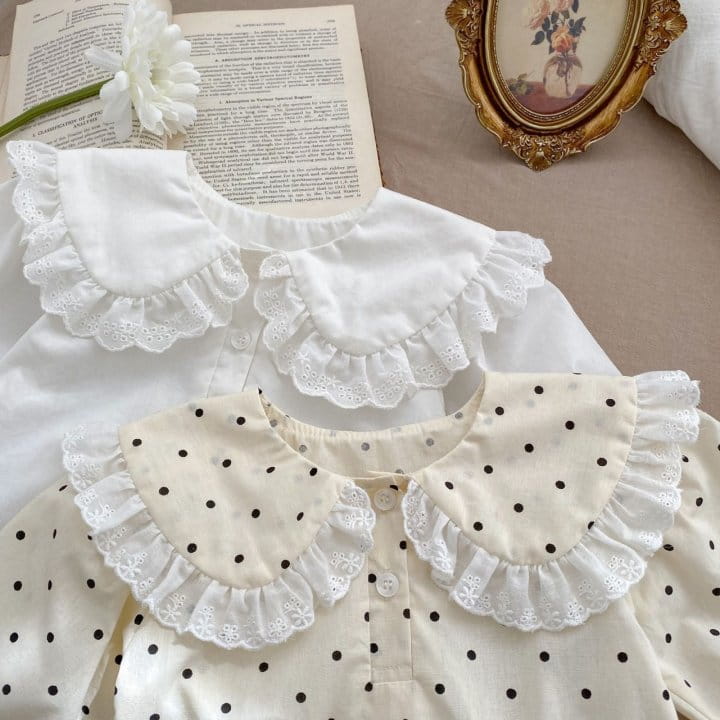 Reve Kid - Korean Baby Fashion - #babyboutiqueclothing - Bebe Frill Blouse - 3