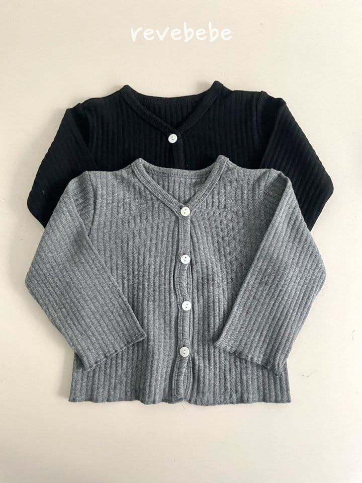 Reve Kid - Korean Baby Fashion - #babyootd - Bebe Rib Cardigan - 5