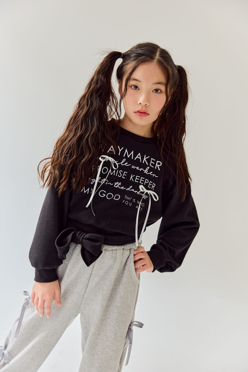 Rilla - Korean Children Fashion - #toddlerclothing - Reversal Ribbon Tee - 6